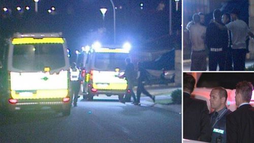 Hunt underway for gunman after triple shooting kills man, injures father and son in Perth