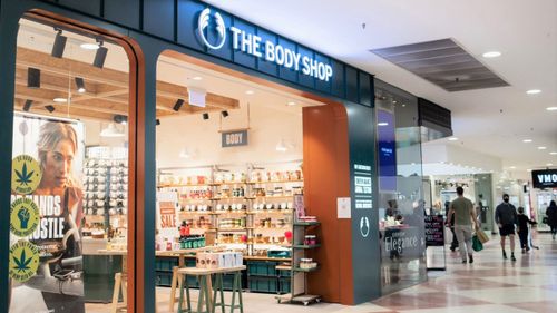 A Body Shop store in Albury, New South Wales. There are around 60 Body Shop stores in Australia.