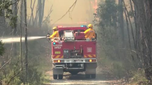 Fire crews have been working to control the blaze for much of this afternoon.