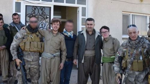 Irish backpackers wake up on Iraqi front lines after big night out