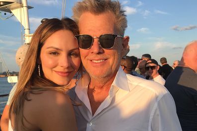 David Foster and wife Katharine McPhee.