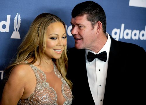Mr Packer was engaged to pop songstress Mariah Carey for a short period before their acrimonious split. (AAP)