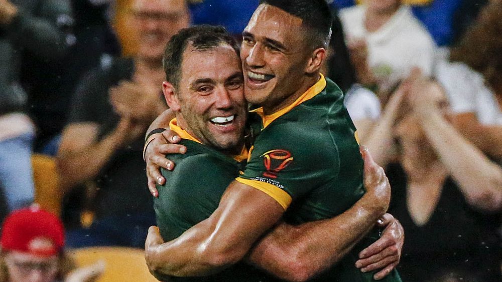 Holmes scores six in 'Roos SF rout of Fiji