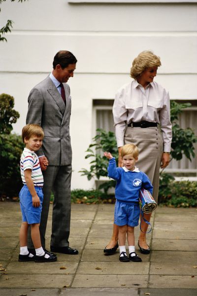 Prince Harry starts nursery school, September 1987