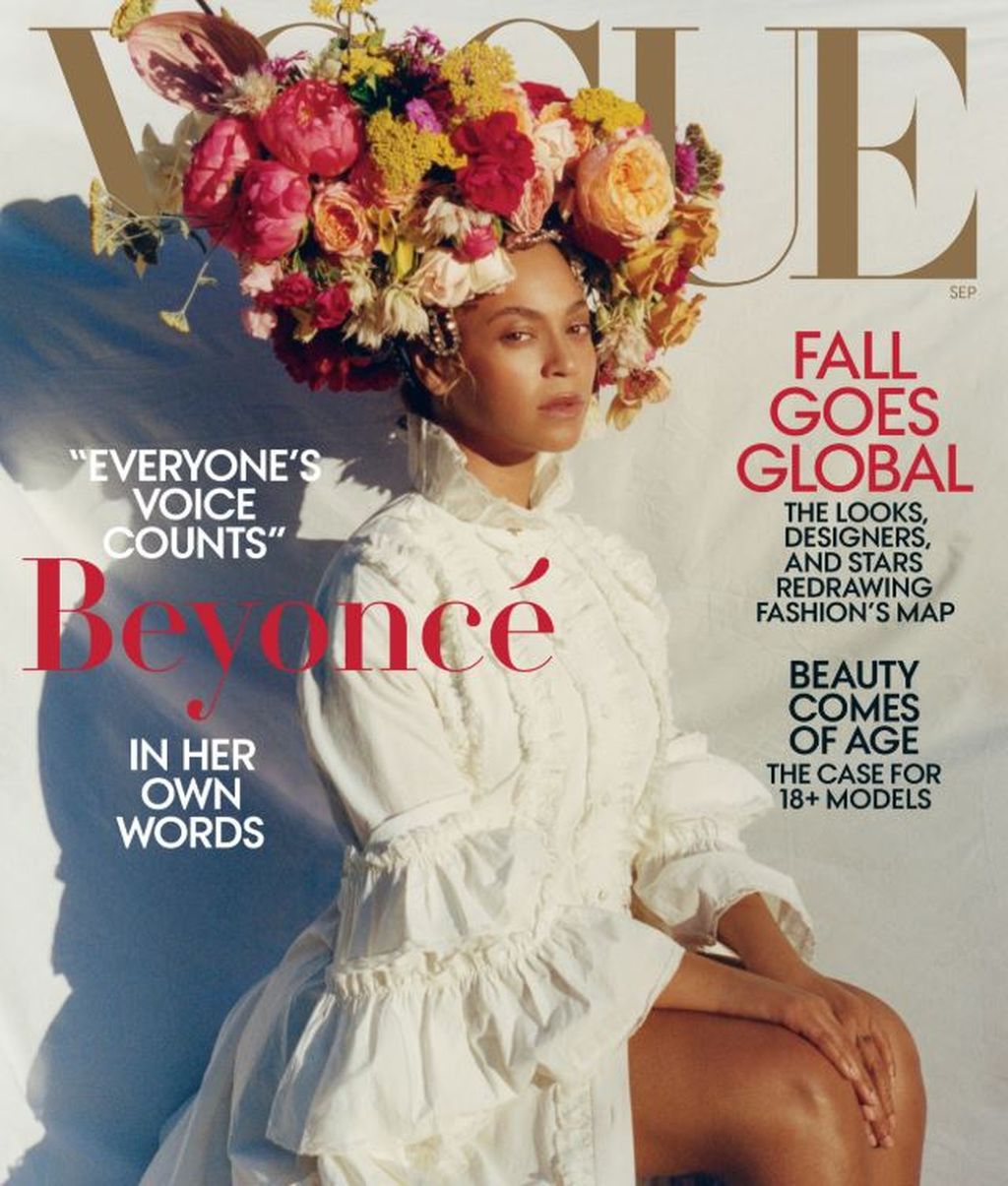 Image result for beyonce on vogue cover