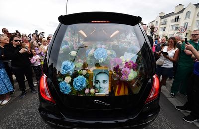 Sinead O'Connor's funeral procession