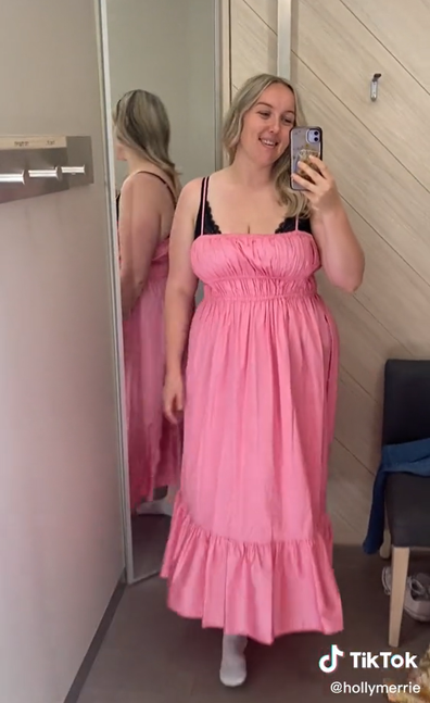 The internet has gone crazy for a $70 Target dress after several influencers showcased it in social media try-on videos. Read more.
