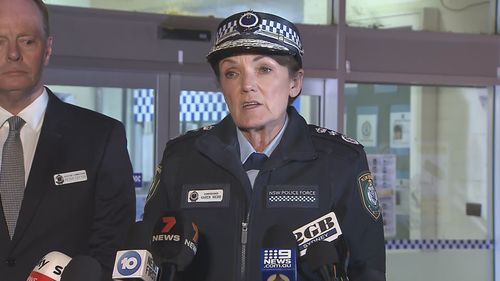 NSW Police Commissioner Karen Webb addresses media on Bondi incident