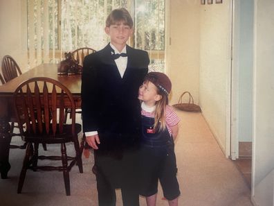 Mackenzie Arnold with her brother Sam Arnold.