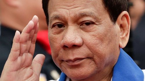 Controversial Philippines President Rodrigo Duterte. 