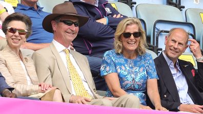 Princess Anne, Timothy Lawrence and the Earl and Countess of Wessex