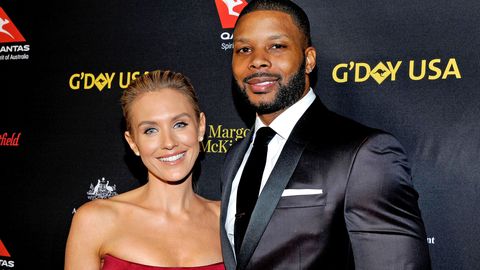 Nicky Whelan and Kerry Rhodes