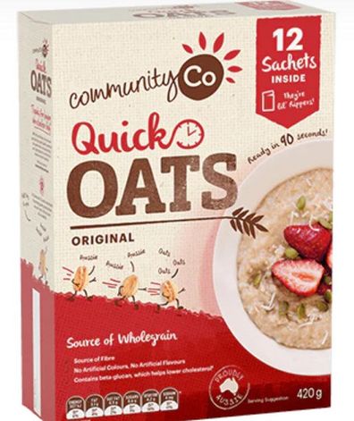 Delish Deliveries instant oats