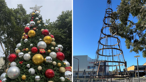 A struggling NSW town is devastated that its Christmas tree was destroyed by arsonists less than a fortnight away from the holiday.  