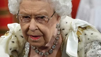 The Queen appeared to be struggling with a cold during the speech.