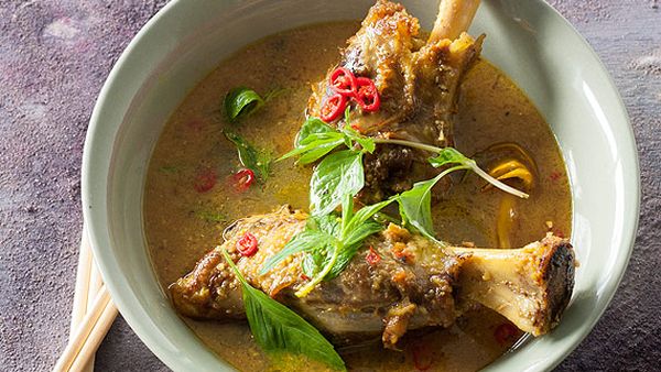 Leanne Kitchen and Antony Suvalko's lamb shank curry