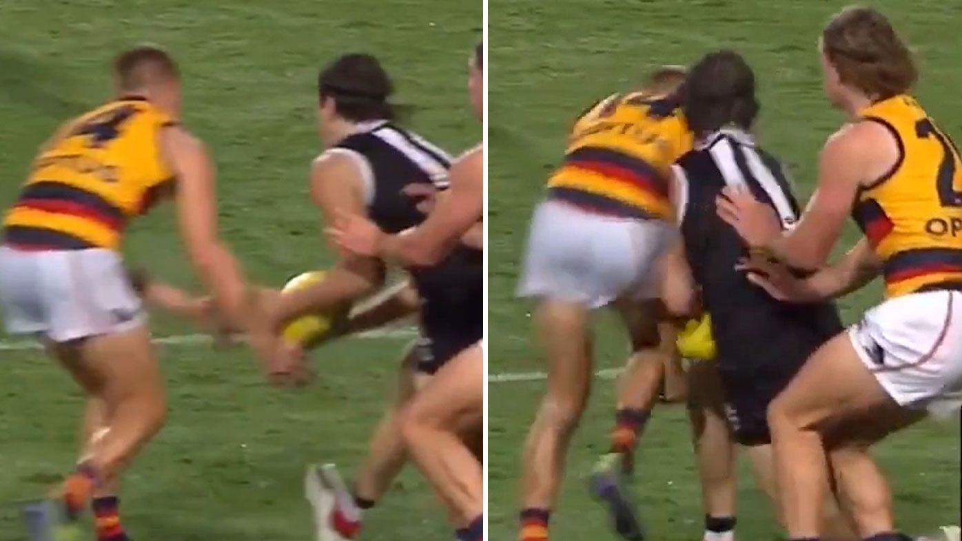 David Mackay-Hunter Clark clash sent directly to AFL Tribunal by Match Review Officer