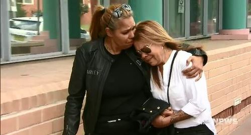 The victims family were distraught when Wylie was granted bail. Image: 9News