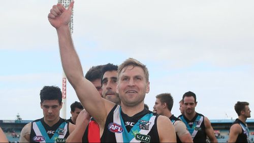 Power veteran Kane Cornes extends career with Port after signing one-year deal