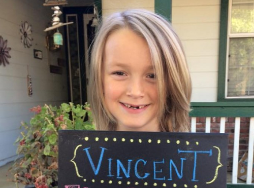 Young boy who donated his hair to cancer patients diagnosed with the disease
