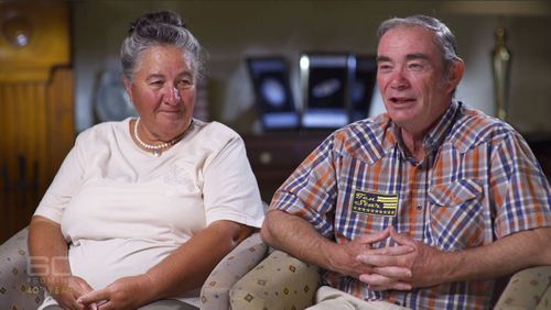 Trevor Barry with wife Sheryl.