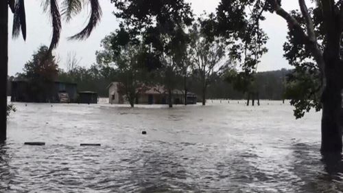 The flooding has forced the closure of several Queensland schools. 
