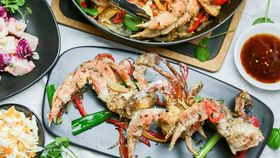 Family Food Fight: The Alatini's Salt and Pepper Crab with Mainese Potato Salad