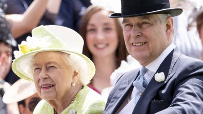 Queen Elizabeth and Prince Andrew