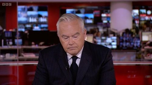 BBC journalist Huw Edwards appeared sombre when he announced the Queen's death. 