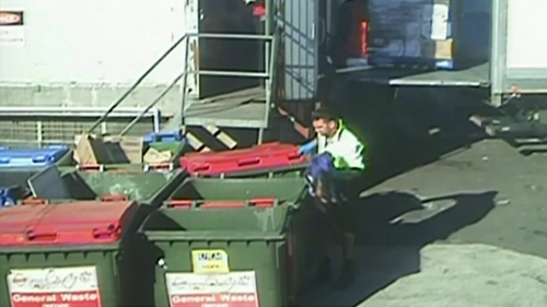 CCTV footage showed Xiberras throwing away Jo-Ann Thwaites' clothing after it had become caught underneath his truck's wheels.
