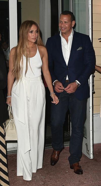 Jennifer Lopez and Alex Rodriguez in Miami, July 2017