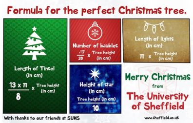 The seemingly simple formula makes use of all the Christmas colours.