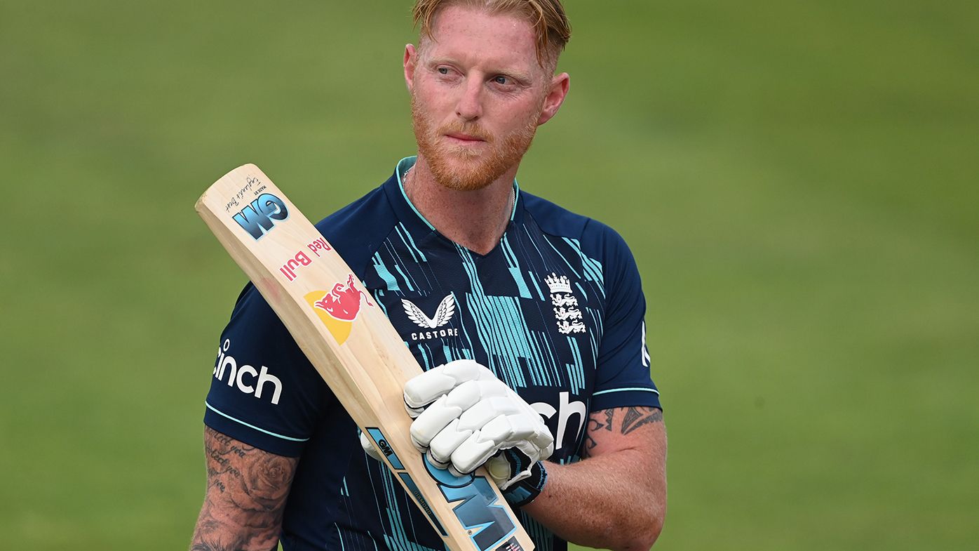 Ben Stokes acknowledges the applause as he leaves the field after being dismissed in his final ODI innings.