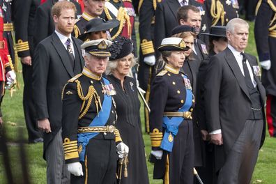 King Charles Prince Andrew Prince Harry security