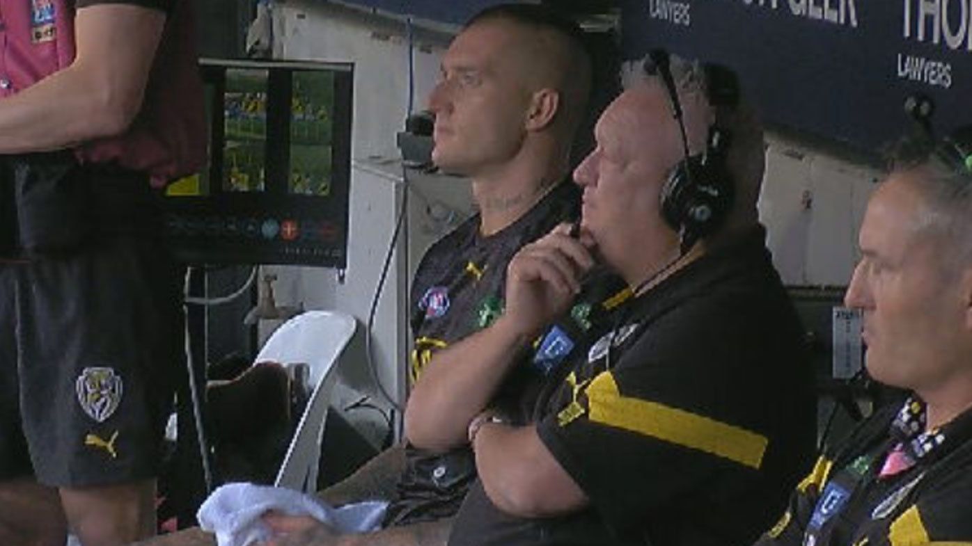 Observers were stunned when Richmond coach Damien Hardwick pulled Dustin Martin in the fourth quarter