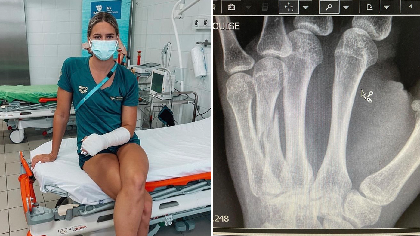 Shayna Jack reveals extent of 'shocking' hand injury as 4x200m freestyle team adds silver medal 