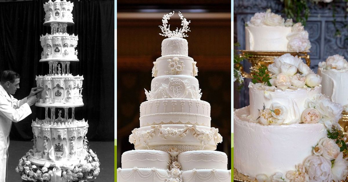 The incredible cakes at royal weddings over the years