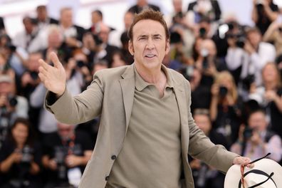 Cannes, France - May 17: Nicolas Cage attends "Surfers" Photocall at the 77th Annual Cannes Film Festival held in Cannes, France on May 17, 2024. (Photo by Andreas Rentz/Getty Images)
