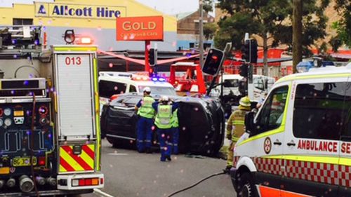 One person taken to hospital after 4WD rolls in Sydney crash