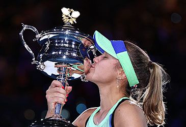 Which trophy is awarded to the winner of the Australian Open women's singles title?