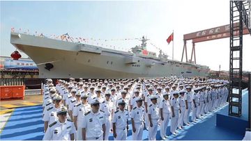 China has unveiled its new amphibious assault ship.