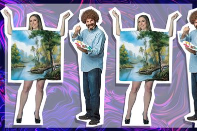 9PR: Bob Ross Artist Couples Costume Bundle Set