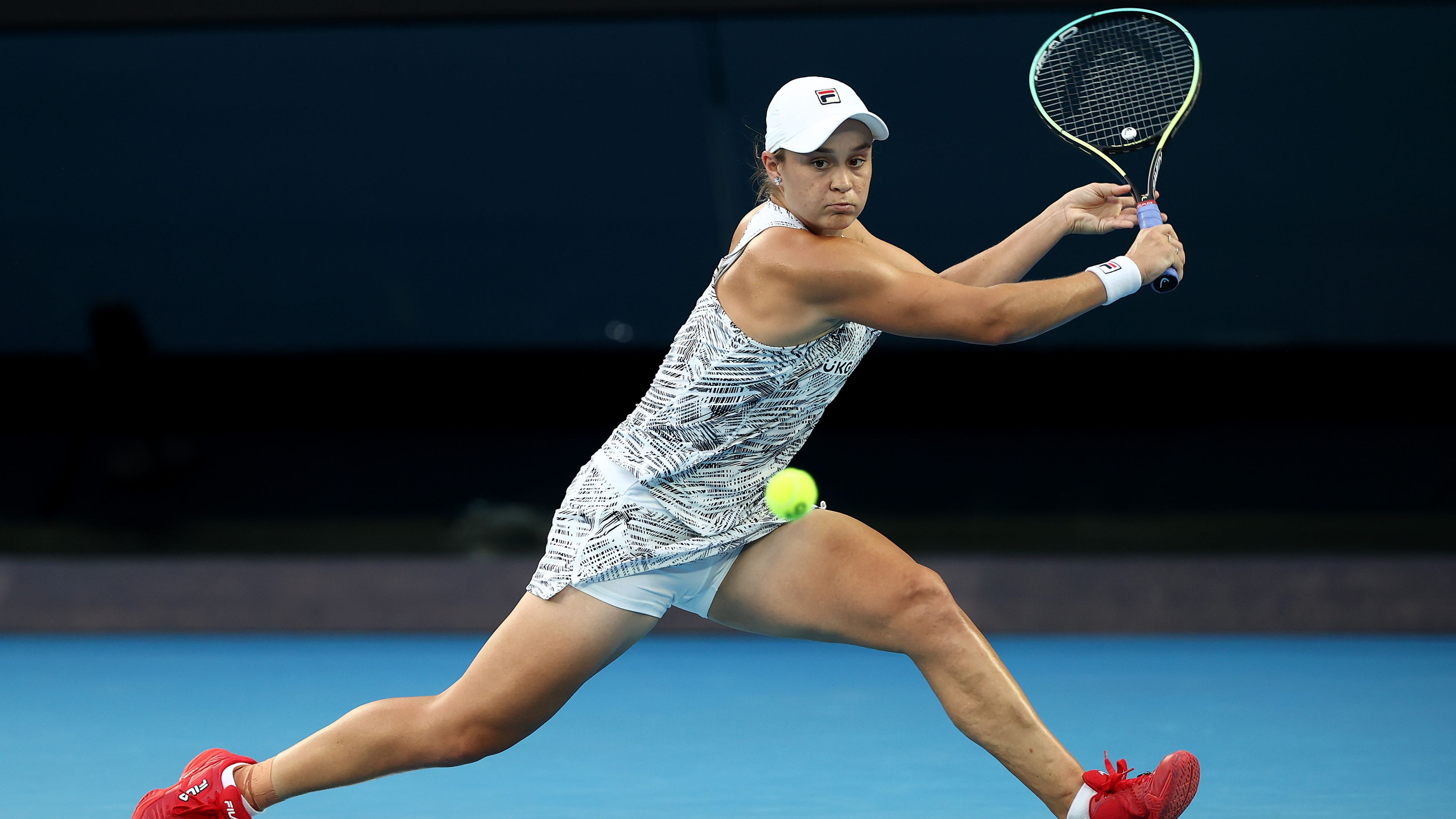 Ash Barty wins through to Australian Open quarter finals by beating young American