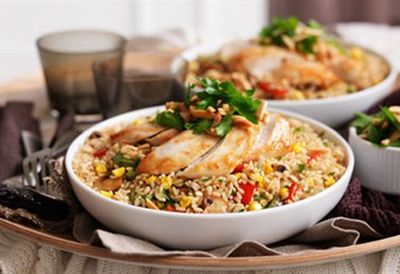 Chicken rice casserole