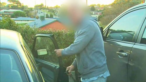 The young driver tested positive for cannabis at the scene. Picture: 9NEWS