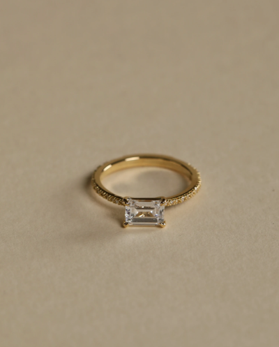 13. Emerald eternity ring, Sarah and Sebastian