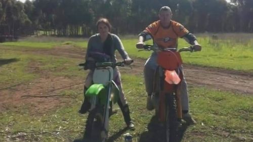 Steven Hackett, 46, was riding his motorbike when it collided with a station wagon on ﻿Barcelona Road in Norlunga Downs about 9.40pm yesterday.