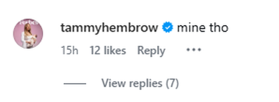 Tammy Hembrow has confirmed her new romance