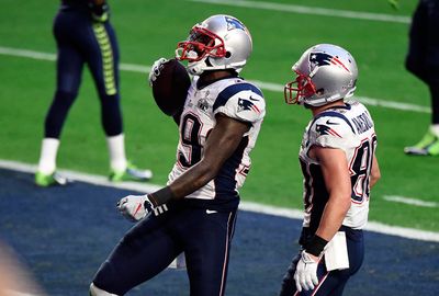 Brady made amends in the second quarter with a touchdown pass to Brandon LaFell. (Getty)