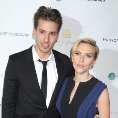 Hunter and Scarlett Johansson